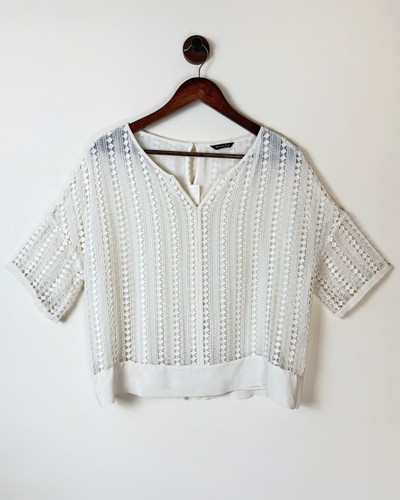 Massimo dutti white geometric - dutti,