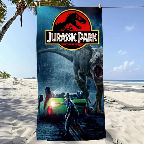 Jurassic park rex beach - jurassic, t-rex