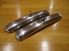 Vintage chrome ‘shortie’ mudguards in excellent condition