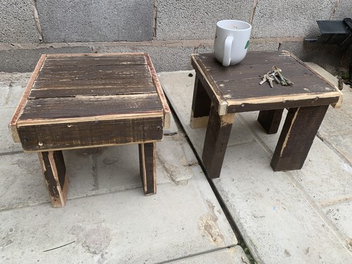 Handmade rustic pallet - x2, wood