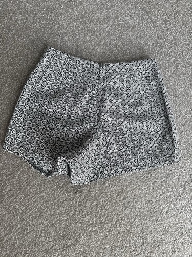 Trendy patterned skort shorts - trendy,