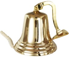 Solid brass large ship - large, bell