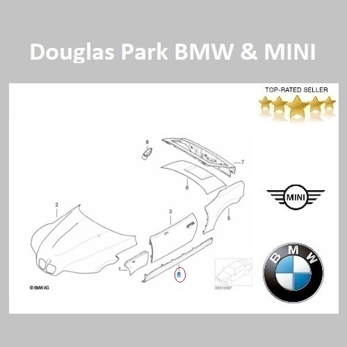 Bmw genuine pair sill panel - bmw, of