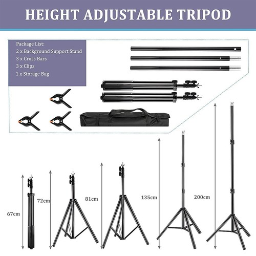 Backdrop stand kit studio - stand,