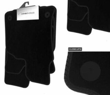 Fits Saab 93 Convertible Car Mats (2003-Present) Tailored Velour Black Carpet