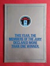 SCANIA "3" Series "Truck of the Year 1989" UK Brochure