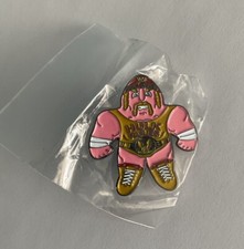 WWF WWE WCW AEW Hulk Hogan Wrestling Buddy Pin Badge Brand New Sealed Hasbro 