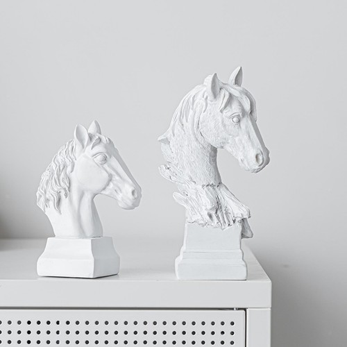 Horse head statue - horse, statue,