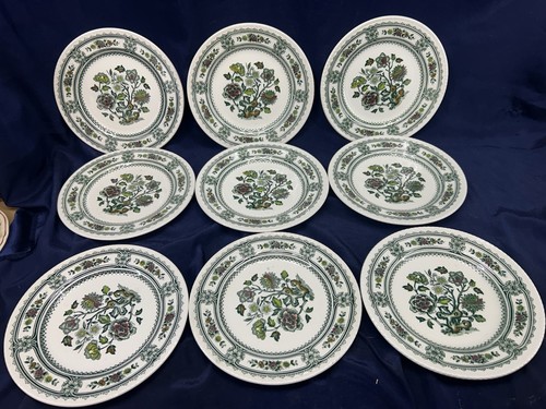 Wood sons 9 dessert plates - wood,