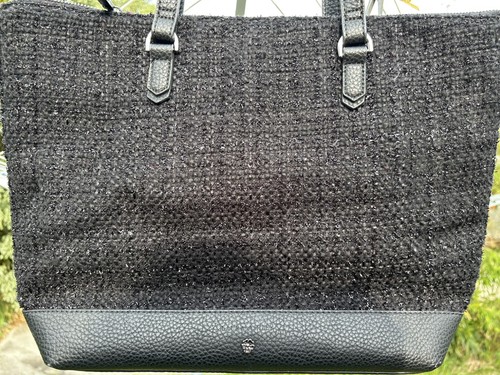 Laura ashley black tweed - black, &