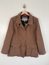 Joules Tweed Field Coat Jacket
