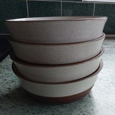 set of 4 vintage Denby Potters