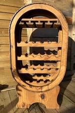 Rustic Solid Pine Wooden Wine