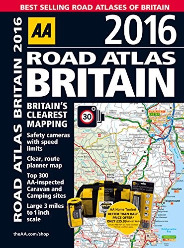 Road atlas britain 2016 by - road,