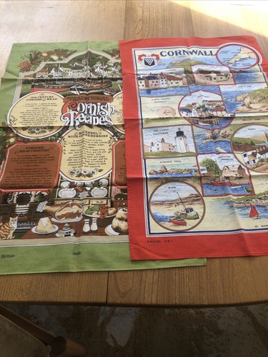 Two vintage cornwall tea - two,
