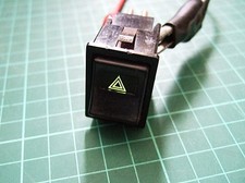 Used British Leyland Hazard Lights Switch, New Bulb,  Austin MG Mini etc