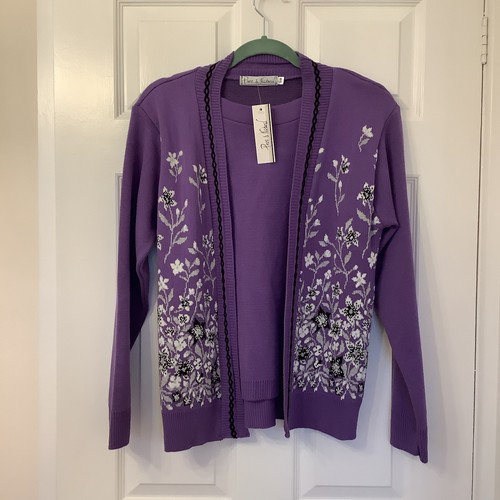 Ladies jacquard mock twin - x,