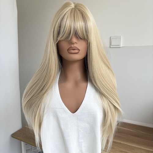 Blended blonde cosplay wigs - blended,