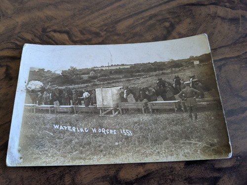 Old postcard rppc ww1 - of,