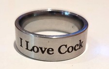 I Love C**k ring, for