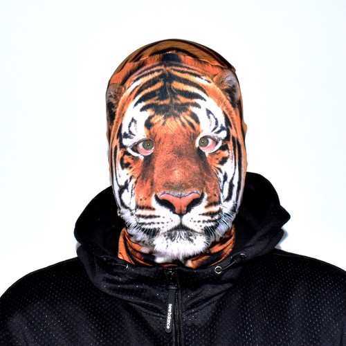 Effect face skin - 3d, tiger