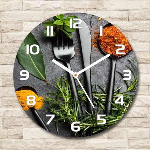 Glass wall clock cm - wall, 30