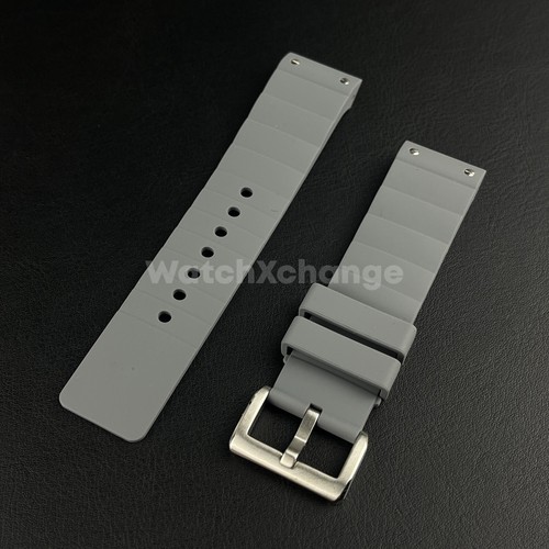 Grey silicone rubber watch - silicone,