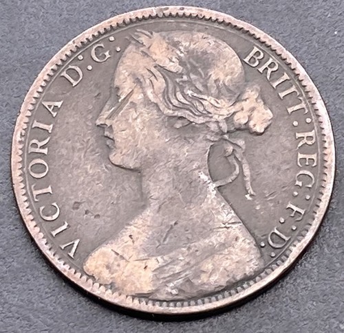 Victoria 1874h penny coin - victoria,