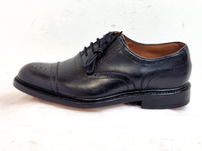 Clarks men Brogue shoes NEW full Leather Black UK 7 EU 41
