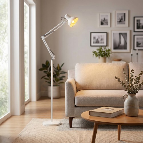 Adjustable floor lamp - adjustable, standing
