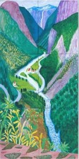David hockney the valley - the,