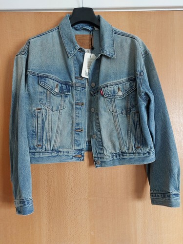 Levi crop 90s trucker - levi's,