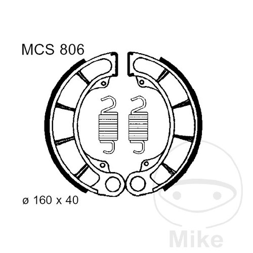 Trw spring brake shoes altn - trw,