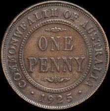 1925 Penny good VF
