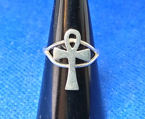 Sterling silver egyptian ankh - sterling,