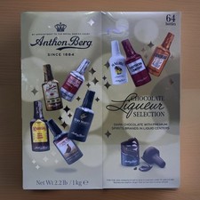 New Anthon Berg Dark Chocolate Liquors Famous Spirits 64 Liqueurs 1kg