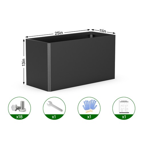 X11 x13 rectangle - rectangle, steel