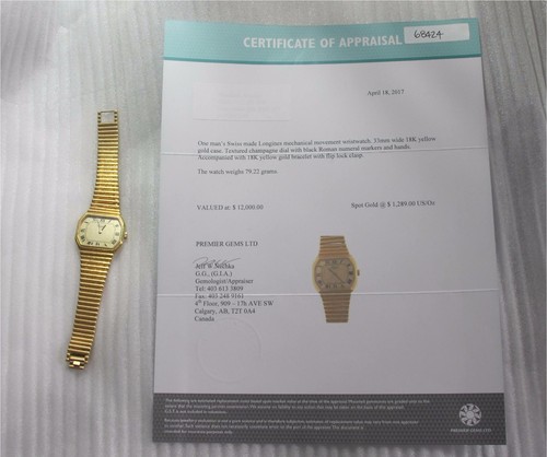 Longines 18k yellow - longines,