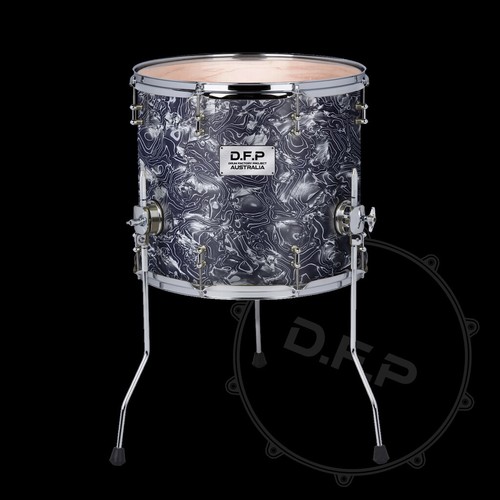 Dfp drum wrap dark grey - -,