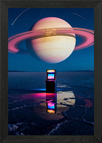 The last arcade cabinet framed - last,