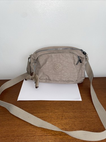 Kipling fawn beige crossbody - kipling,