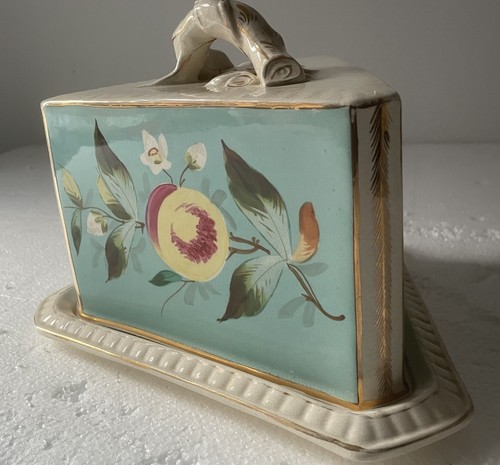 Antique victorian cheese dish - cheese,