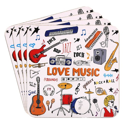 Love music guitar - guitar, drums