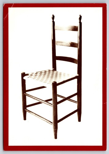 Shaker chair postcard - chair, turtle