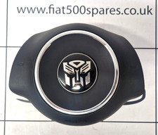 Fiat 500 Steering Wheel Airbag in Black 2008-2015 Genuine Transformer Autobot