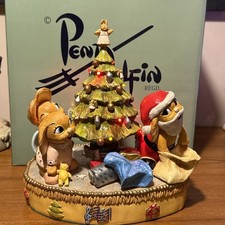 Pendelfin Christmas Morn Old Stock New Boxed Light Up RARE Vintage Stonecraft