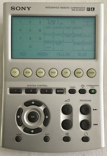Sony 3000t universal and - rm-av,