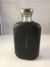 Vintage black leather bound
