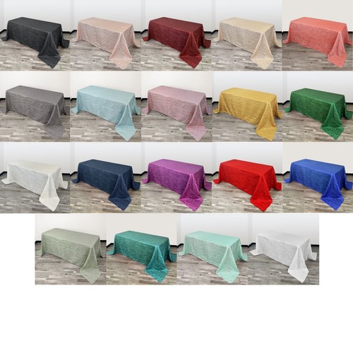Crinkle taffeta tablecloths - taffeta,