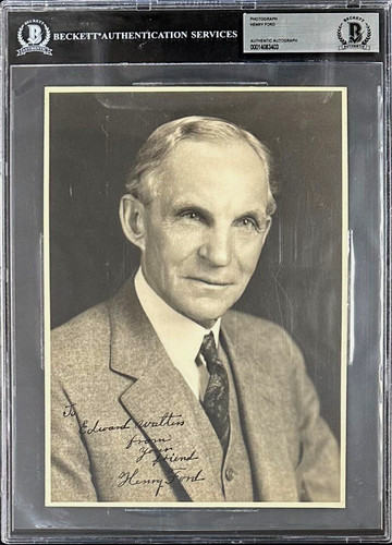 Henry ford signed autographed - henry,